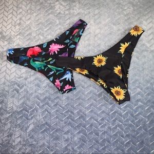 Cheeky bikini bottoms